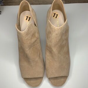 Cole Haan Tan Mules with Suede Finish